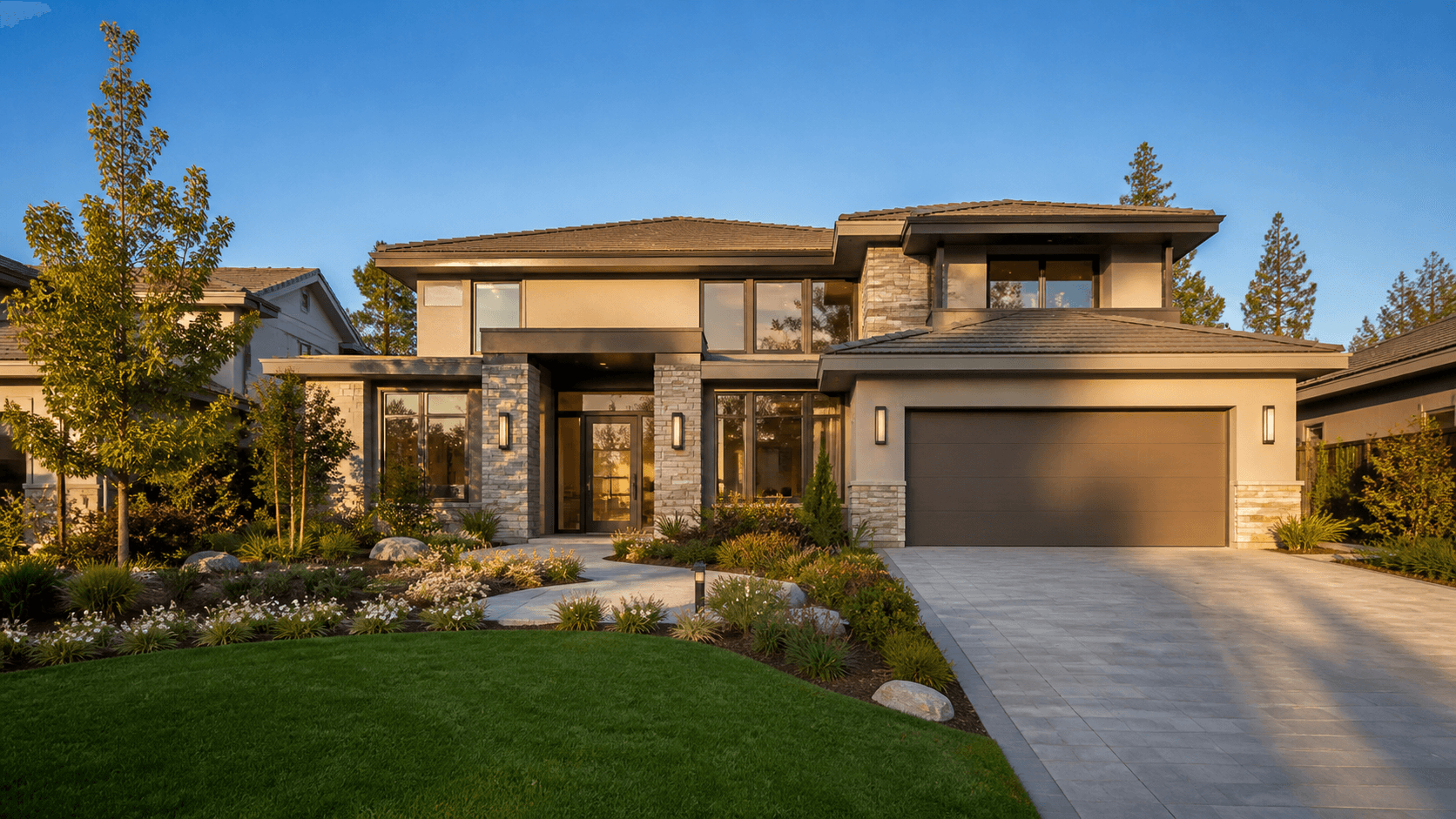 Contemporary home featured on the Property Listing platform
